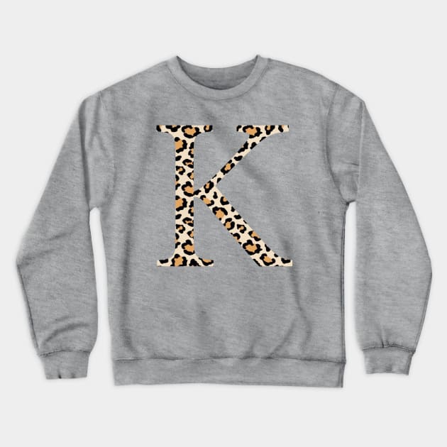 Kappa K Cheetah Greek Letter Crewneck Sweatshirt by AdventureFinder